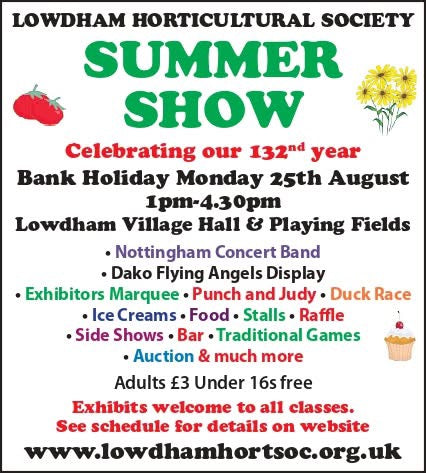 Lowdham Horticultural Society Summer Show