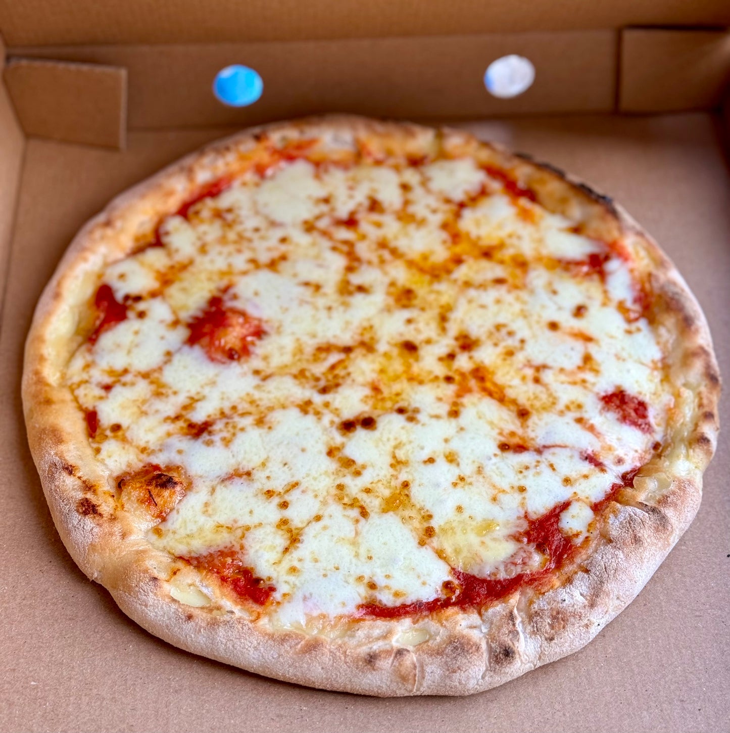 Gluten Free Stuffed Crust Margherita Pizza