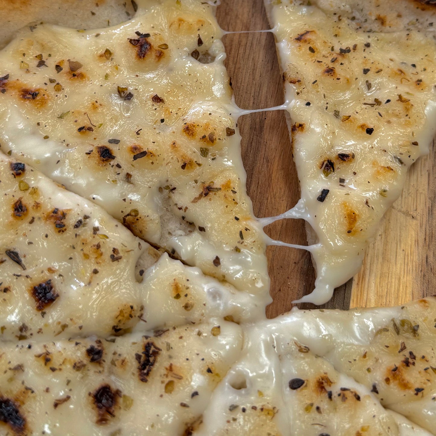 Gluten Free & Dairy Free Cheesy Garlic Pizza