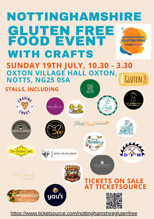 Nottinghamshire Gluten Free Food Event with Crafts