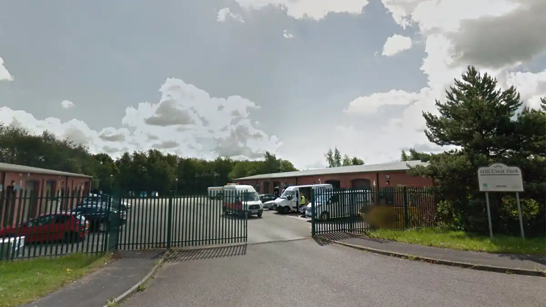 Outside Hill Crest Park