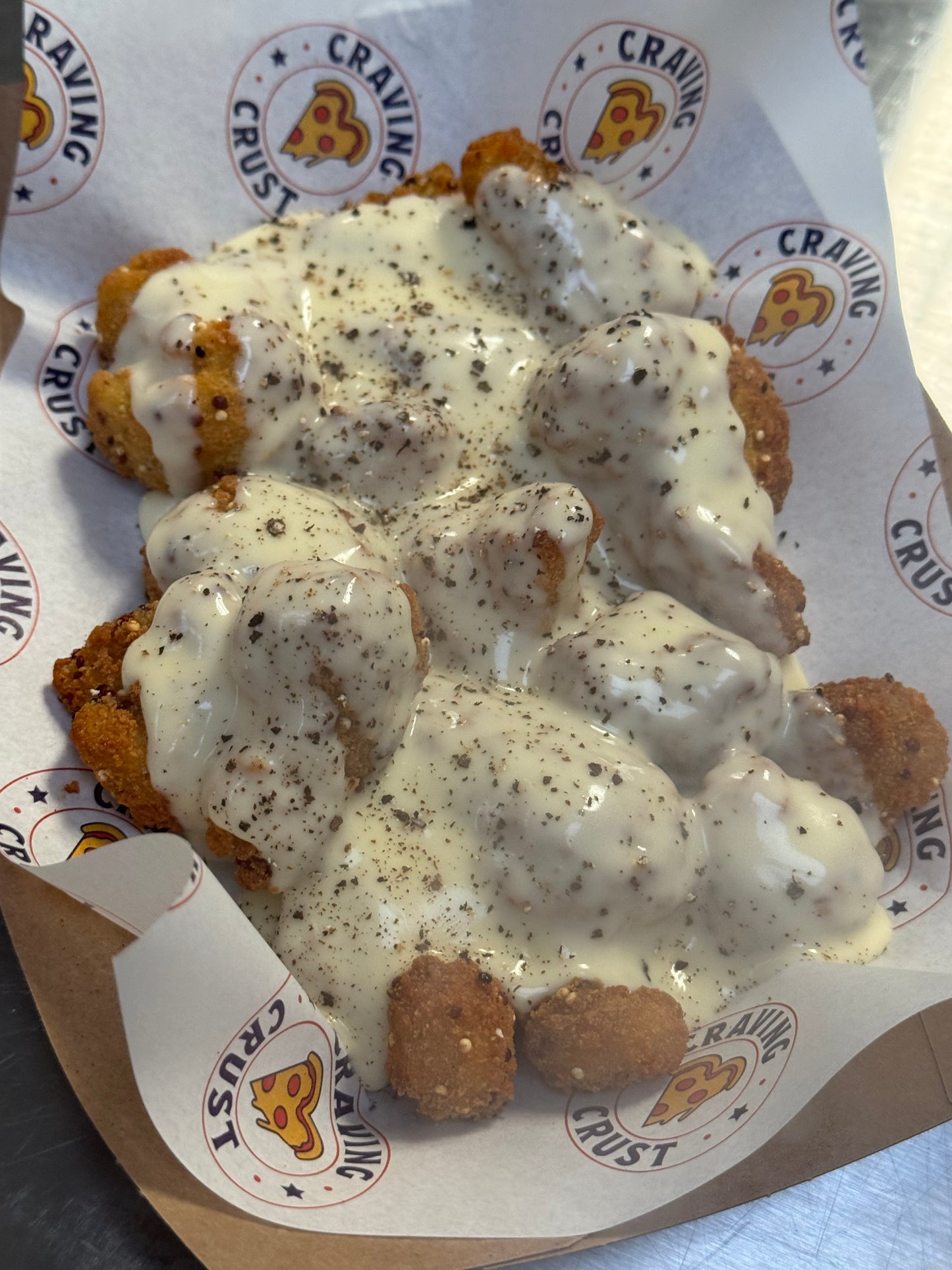 Crispy Cauliflower Cheese