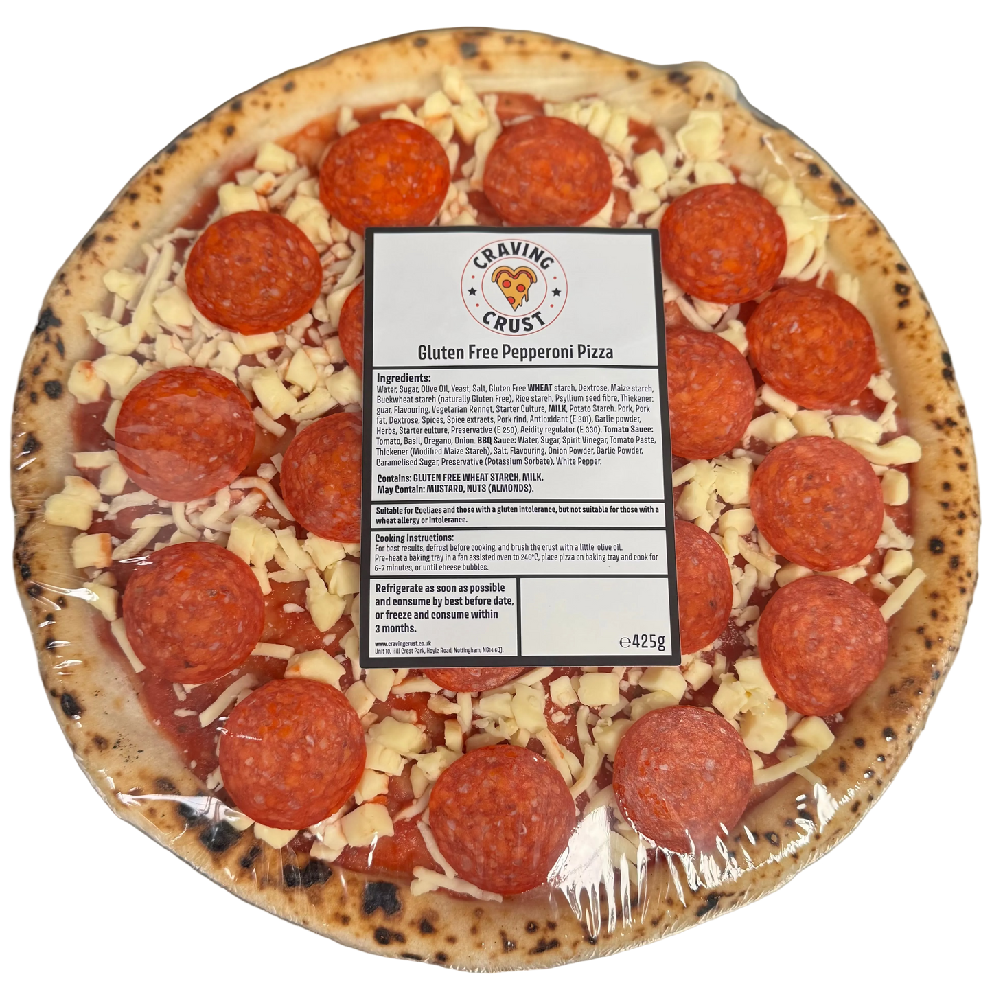 Gluten Free Pepperoni Pizza