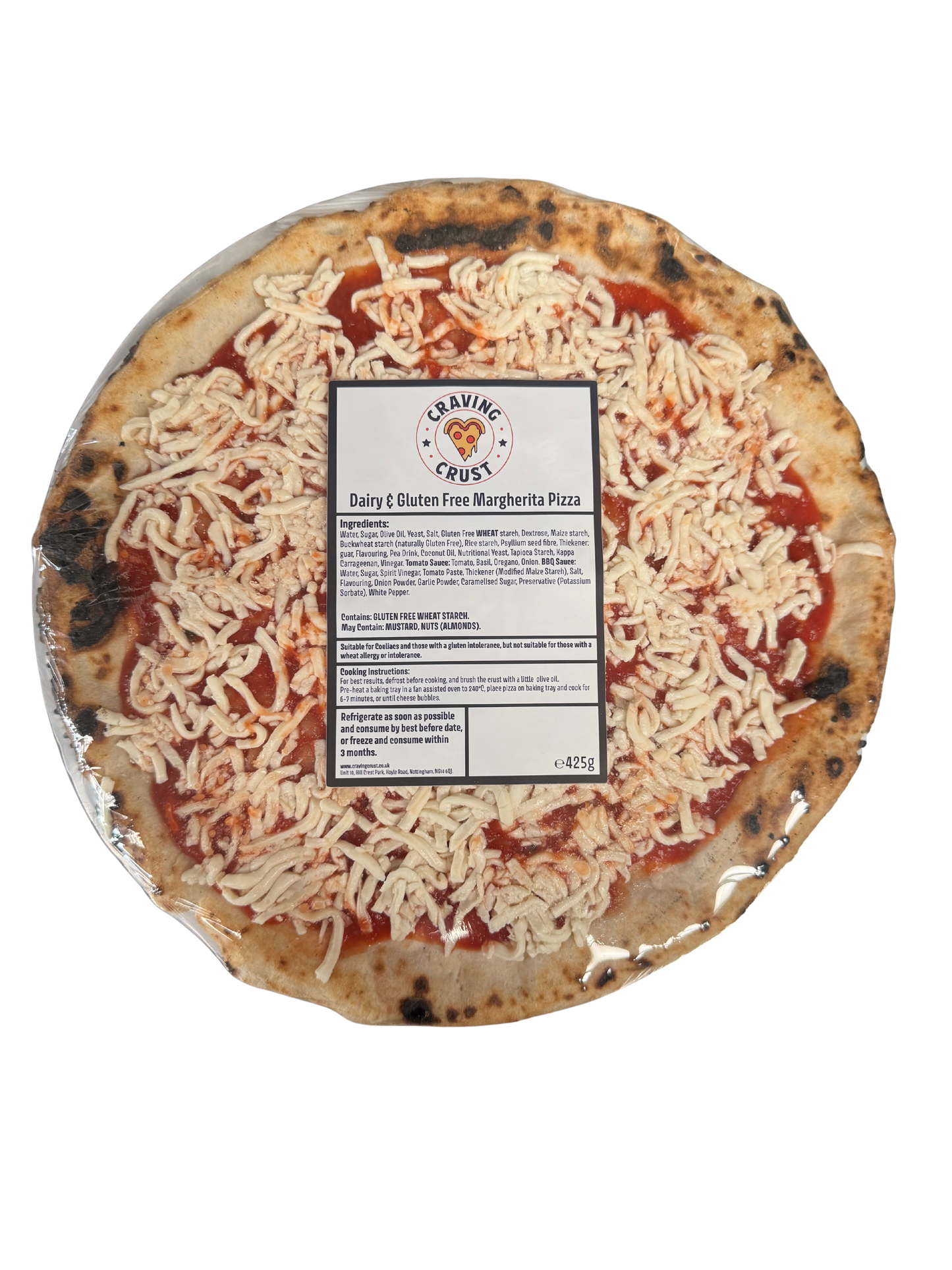 Gluten Free & Dairy Free Margherita Pizza